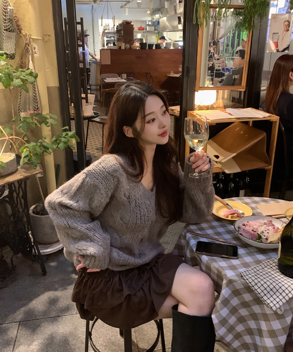 エンフォルド ケーブル ニット CABLE VASE PULLOVER ロング丈 JIGGYS SHOP（ジギーズショップ） ニット セーター メンズ トップス