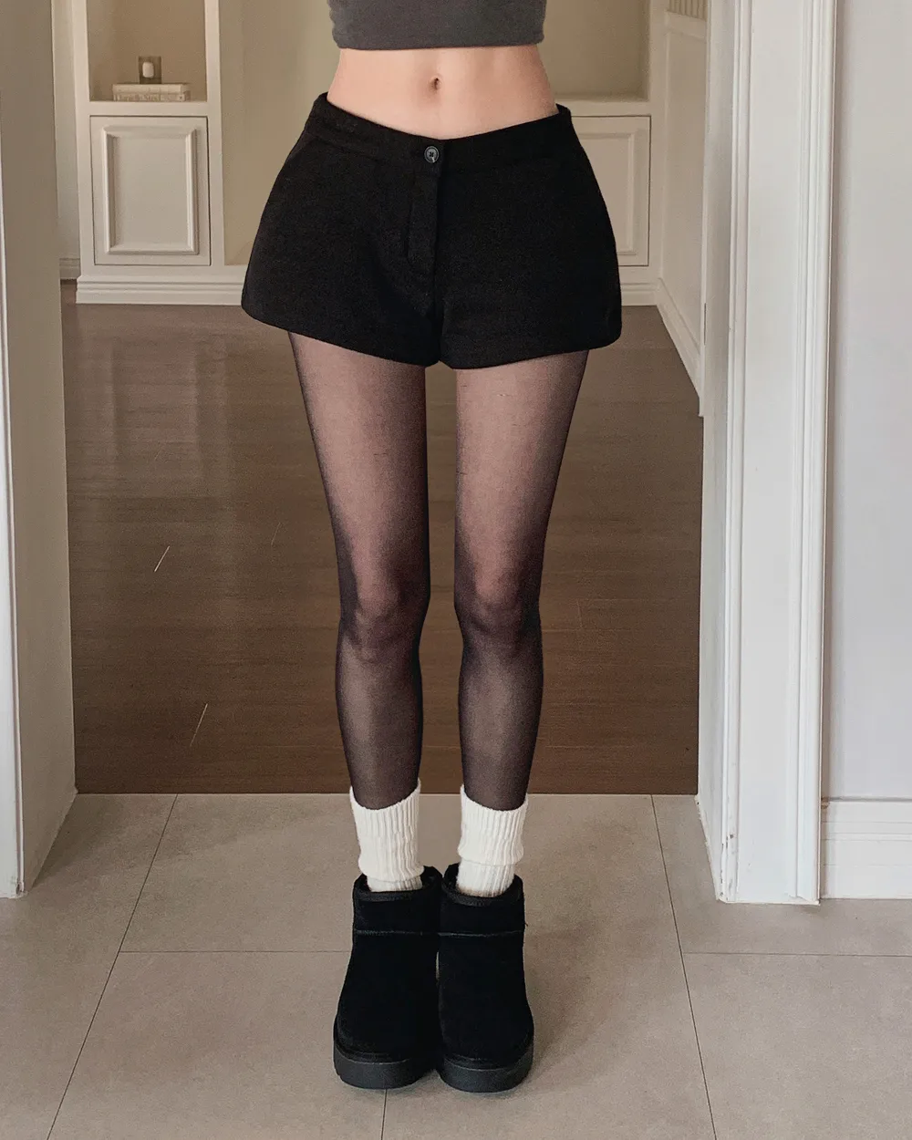 긴팔 티셔츠 모델 착용 이미지-S1L121