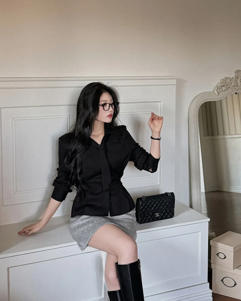 재킷 모델 착용 이미지-S1L65