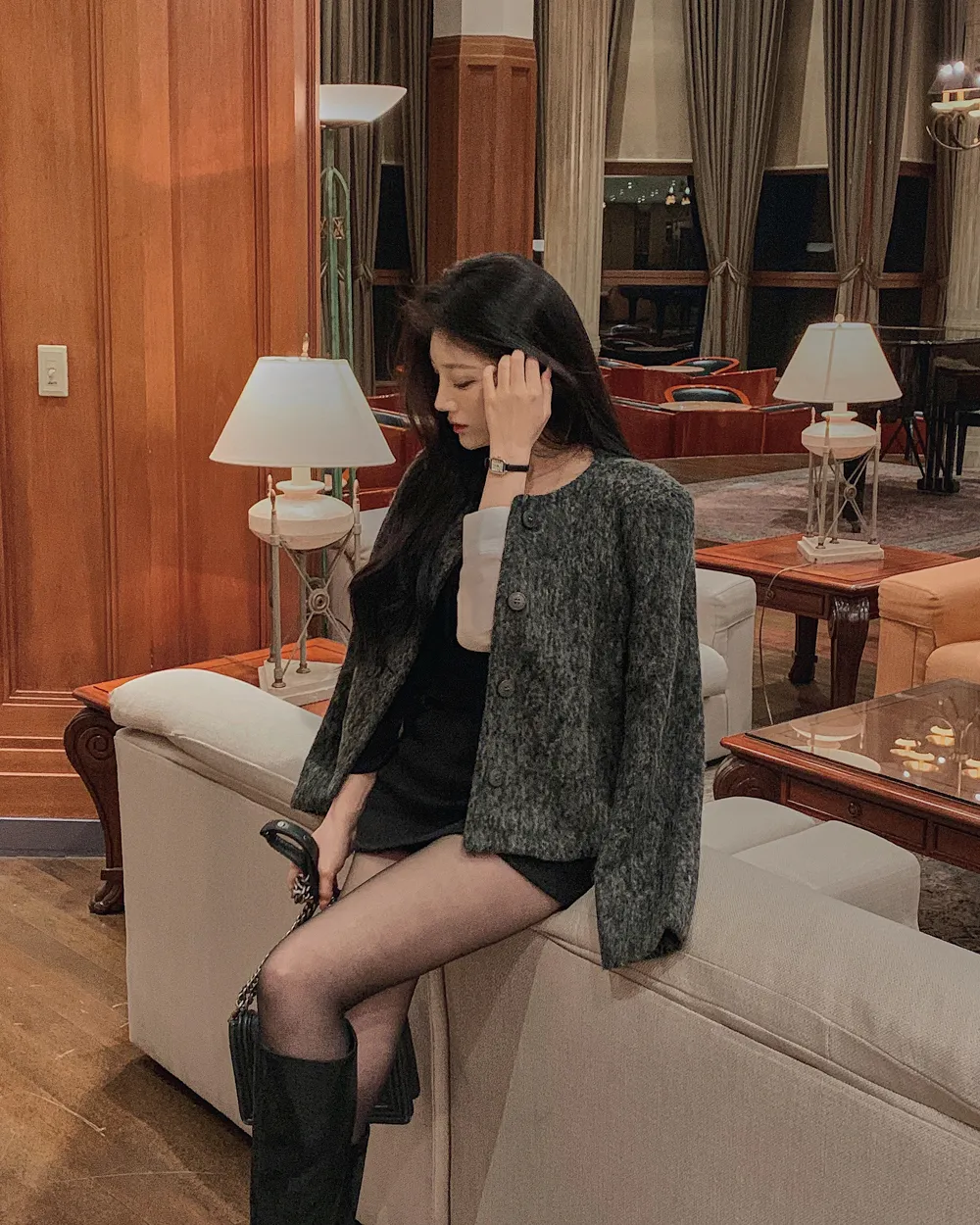 재킷 모델 착용 이미지-S1L108