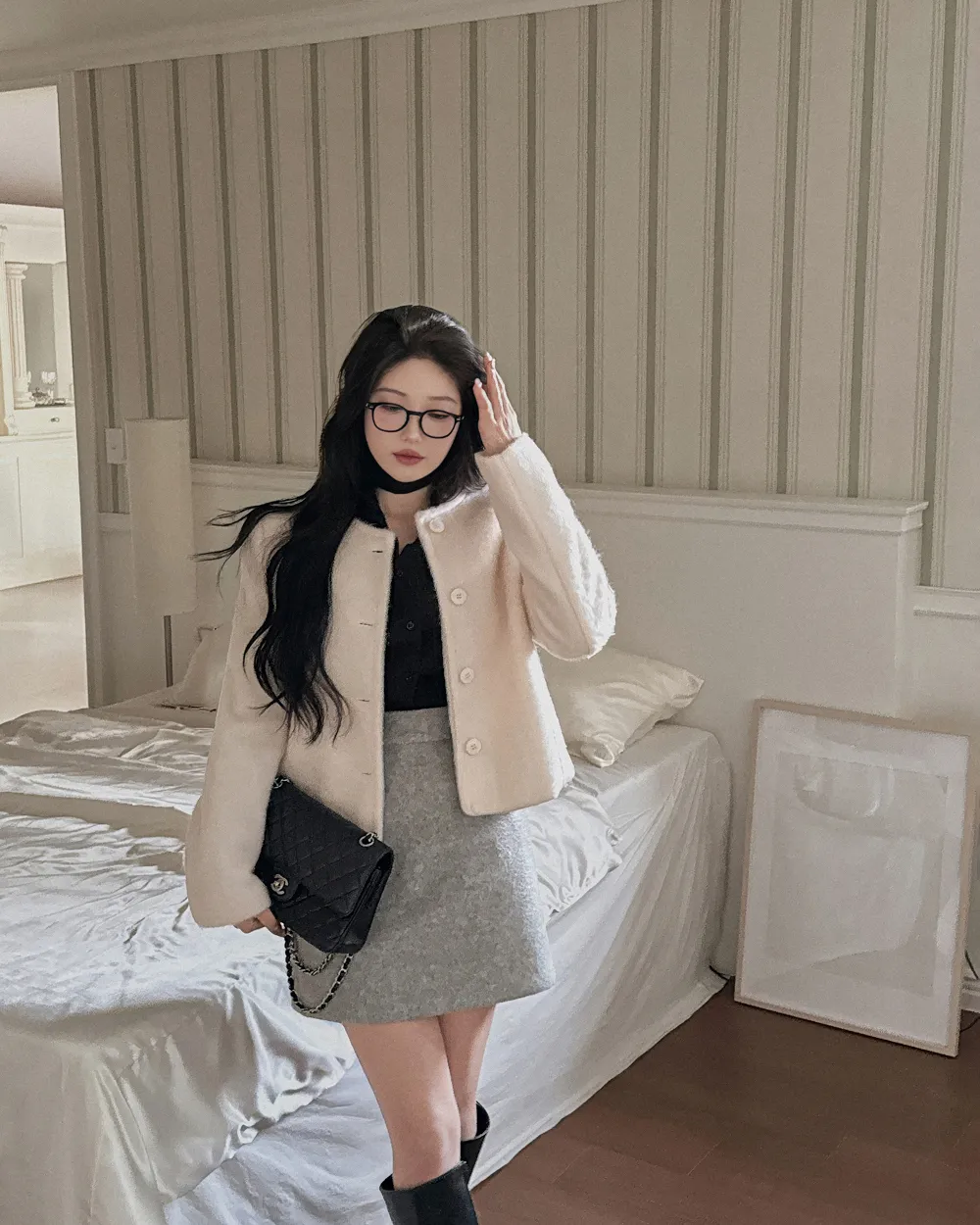 재킷 모델 착용 이미지-S1L43