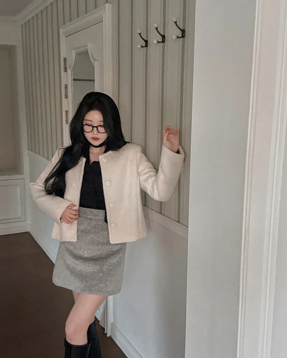 재킷 모델 착용 이미지-S1L38