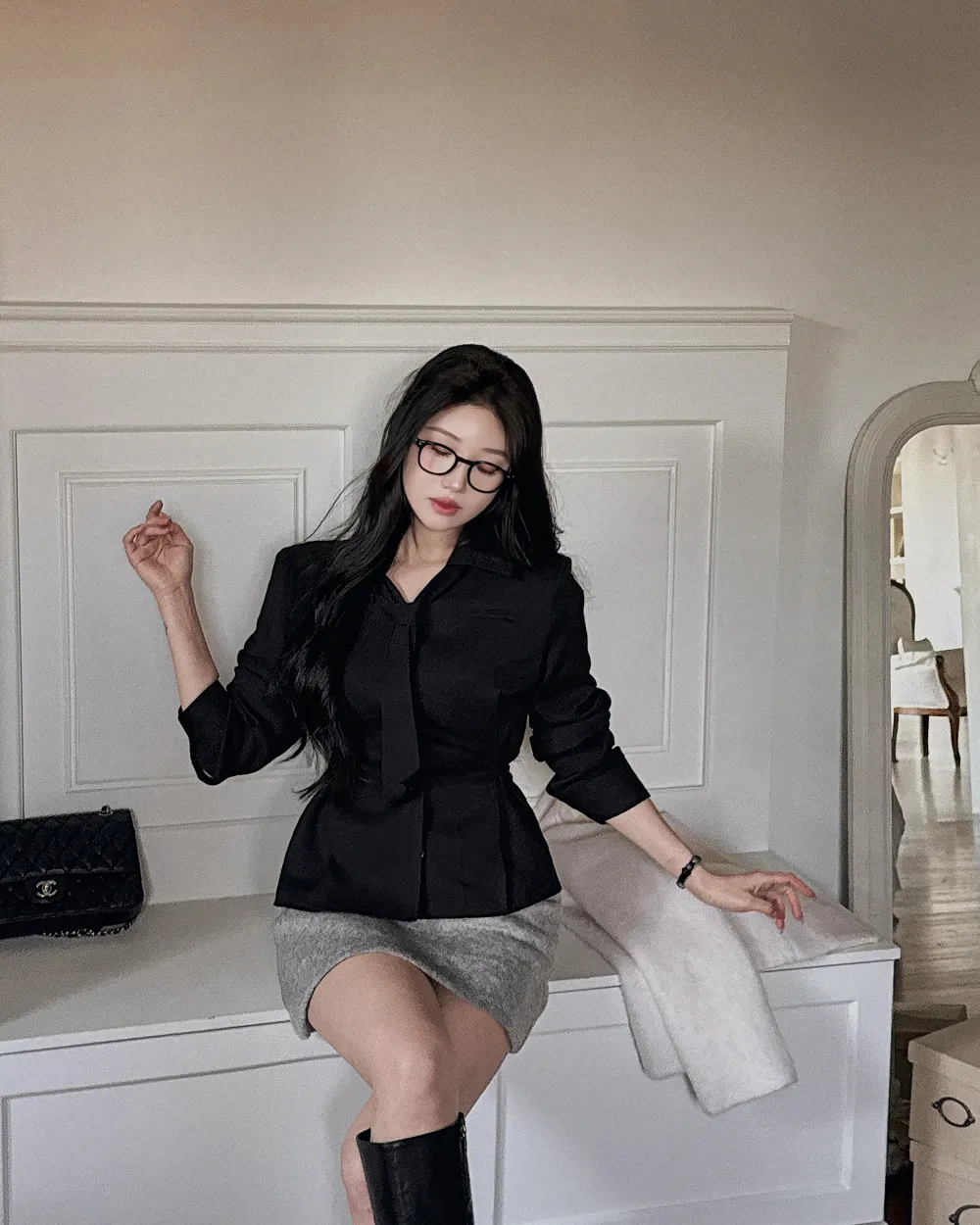 재킷 모델 착용 이미지-S1L66