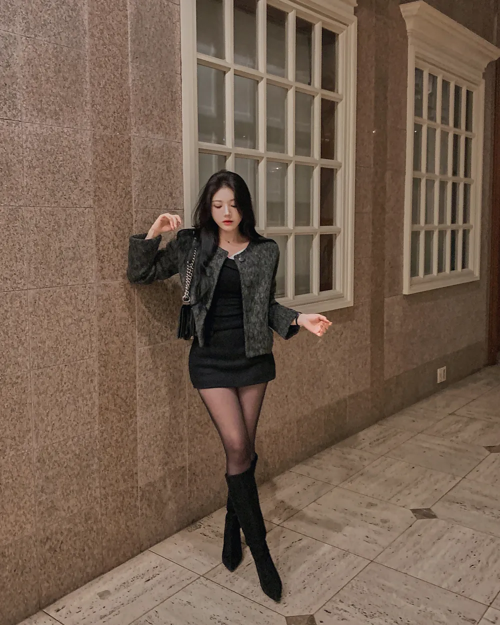 재킷 모델 착용 이미지-S1L107