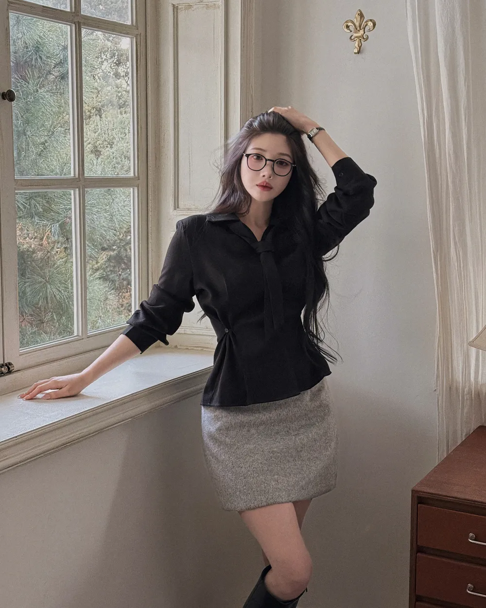 재킷 모델 착용 이미지-S1L74