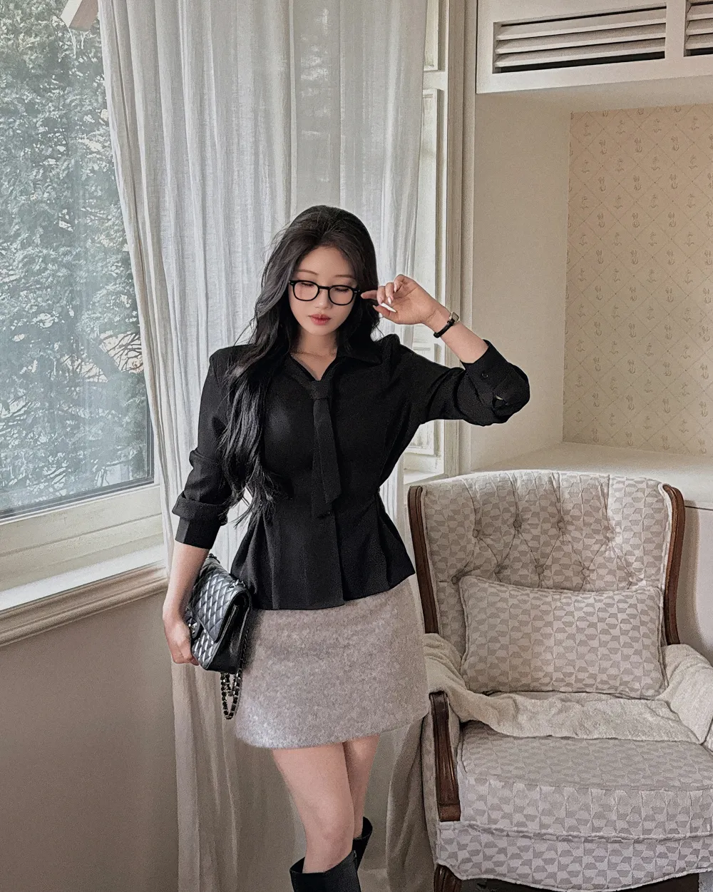 재킷 모델 착용 이미지-S1L69