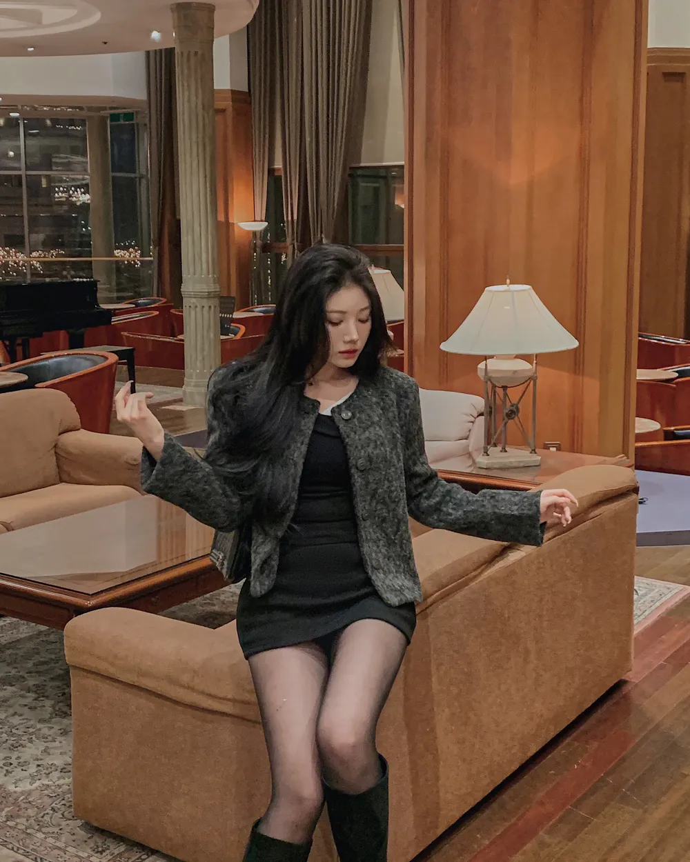 재킷 모델 착용 이미지-S1L101