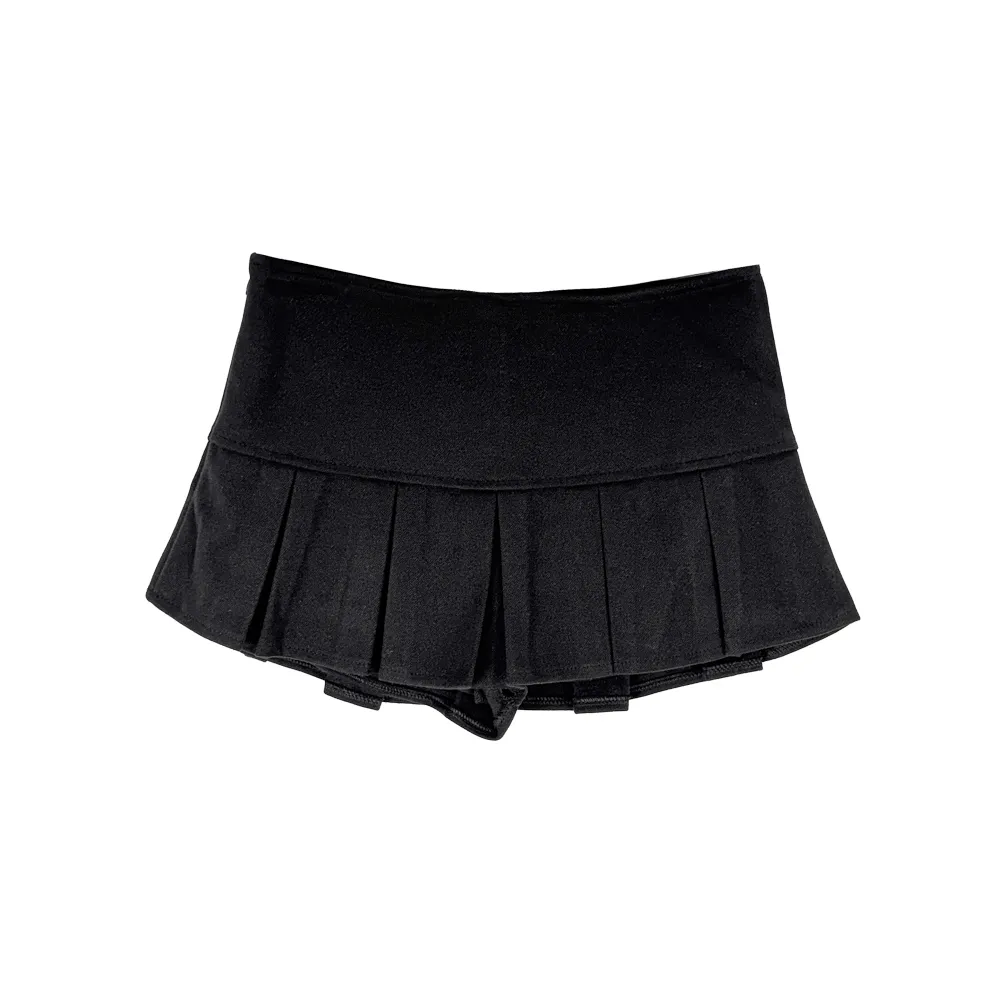 미니 스커트 차콜 색상 이미지-S1L14