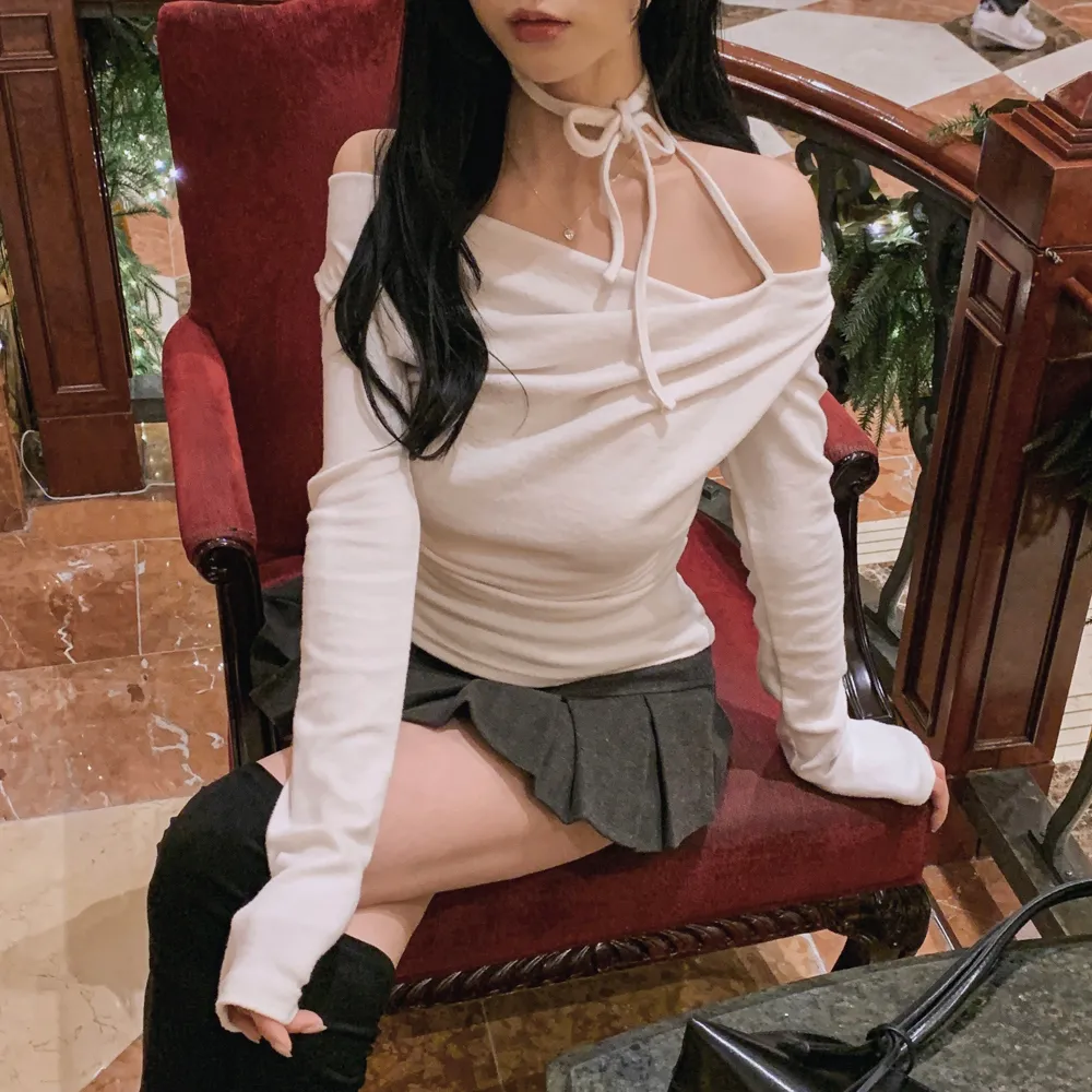 미니 스커트 모델 착용 이미지-S1L65