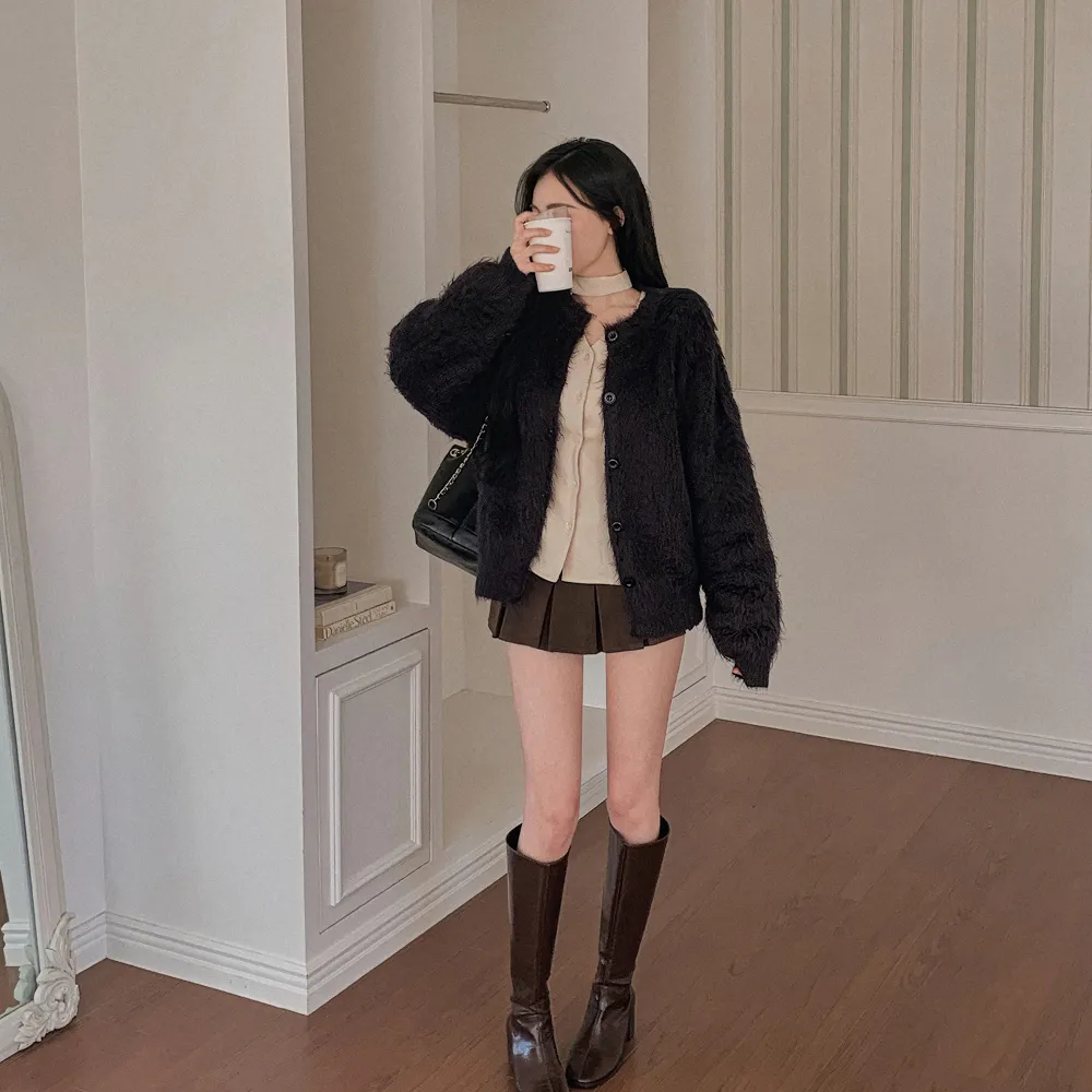 미니 스커트 모델 착용 이미지-S1L87