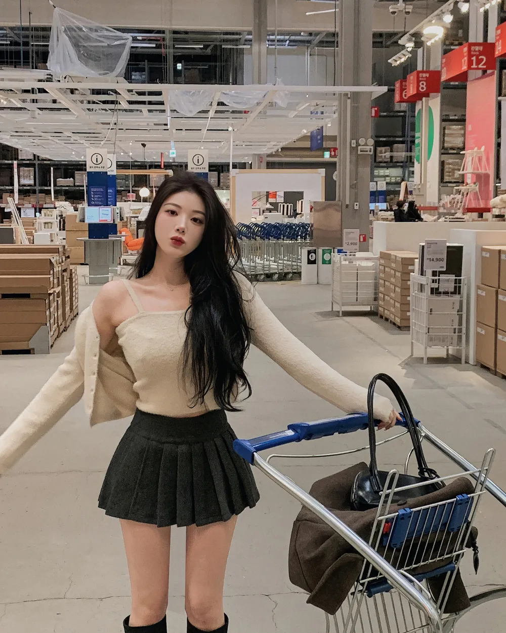 재킷 모델 착용 이미지-S1L77