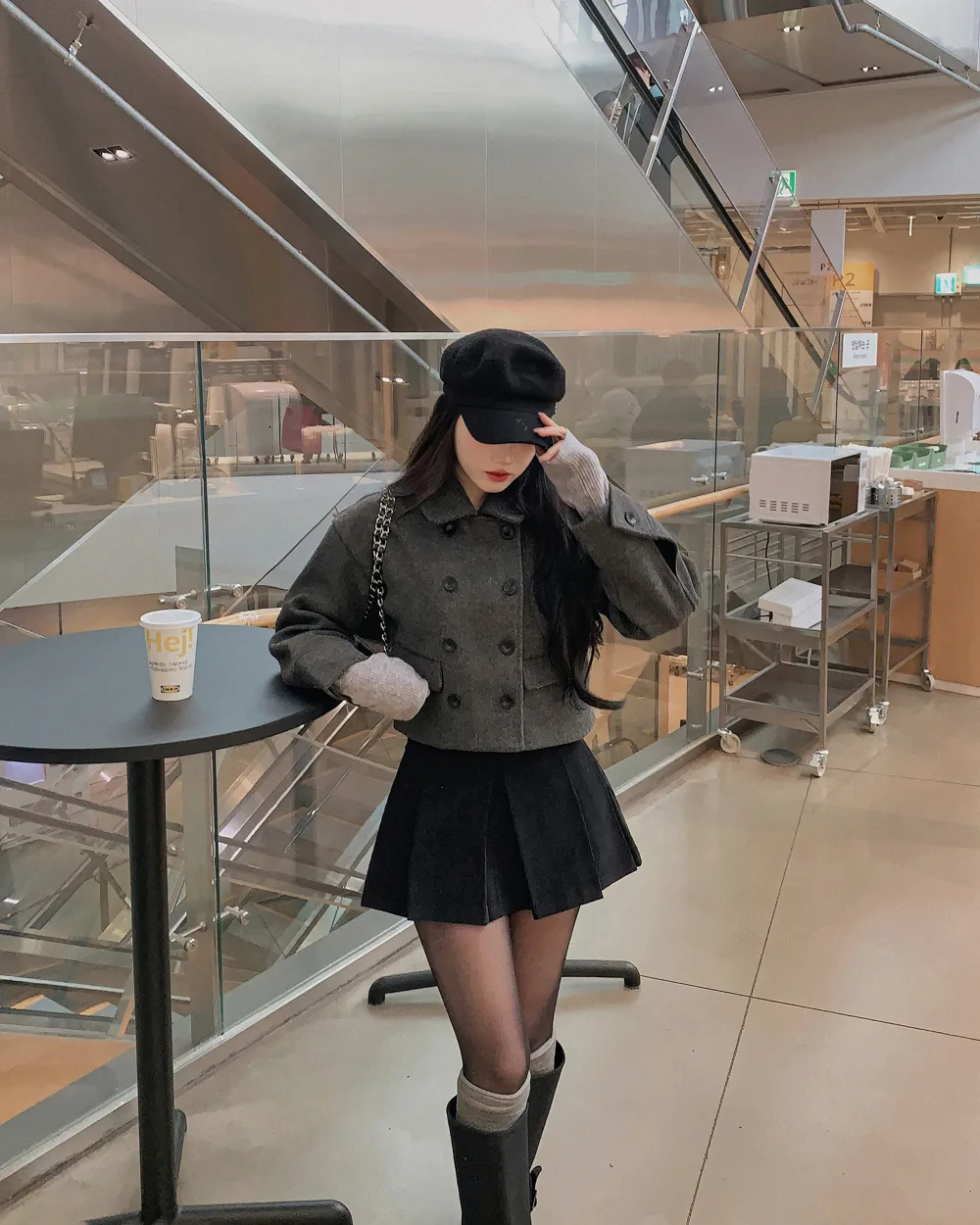 재킷 모델 착용 이미지-S1L45