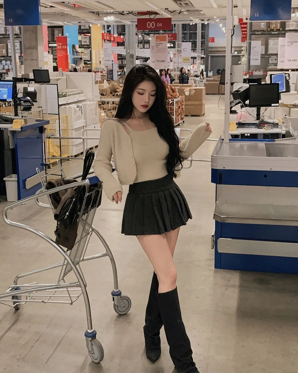 재킷 모델 착용 이미지-S1L87