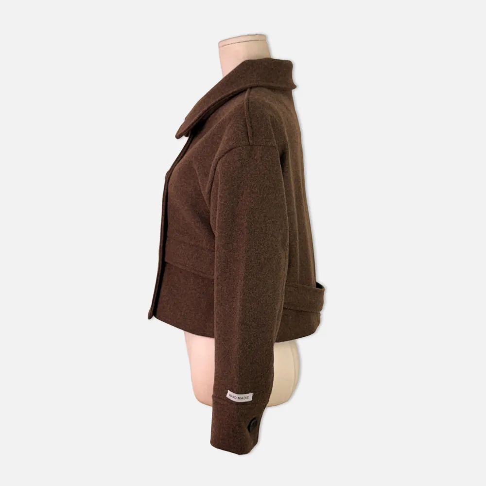 재킷 브라운 색상 이미지-S1L15