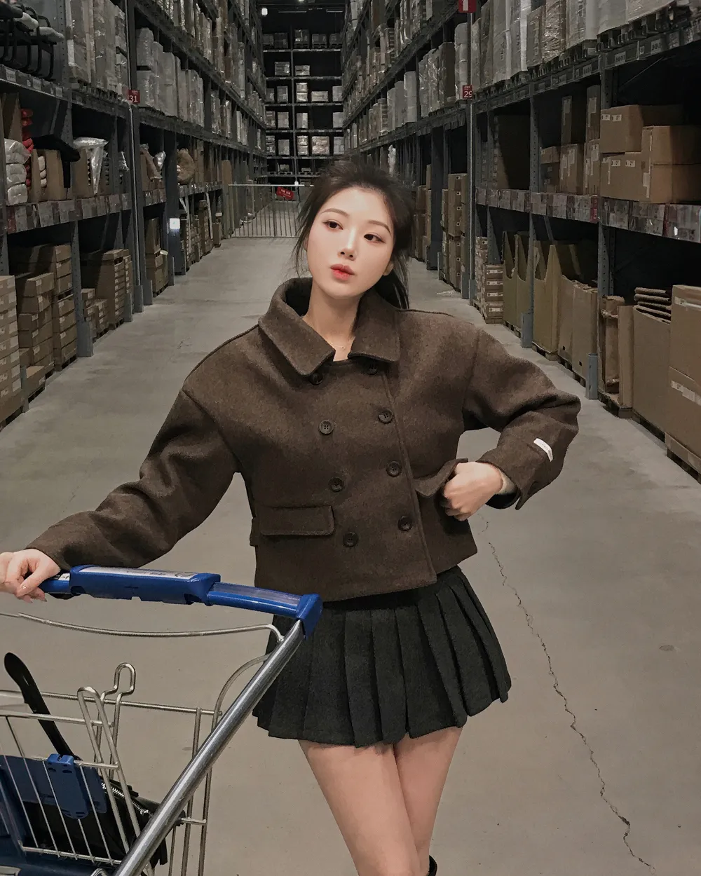 재킷 모델 착용 이미지-S1L57