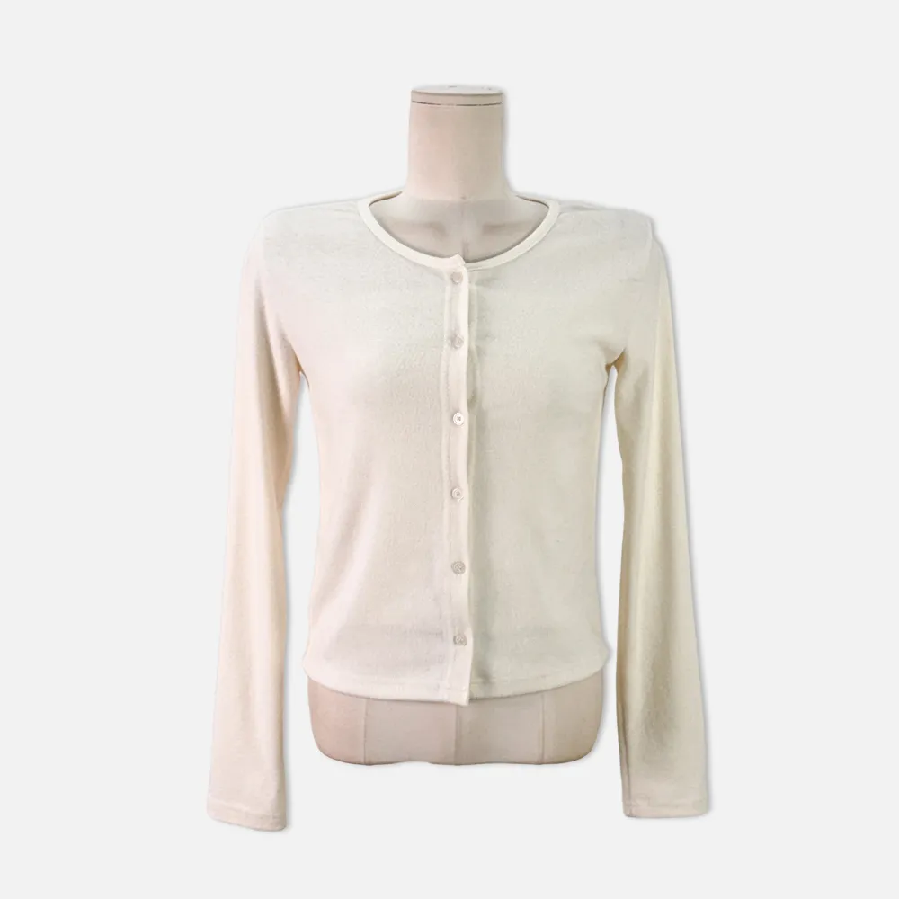 재킷 크림 색상 이미지-S1L34