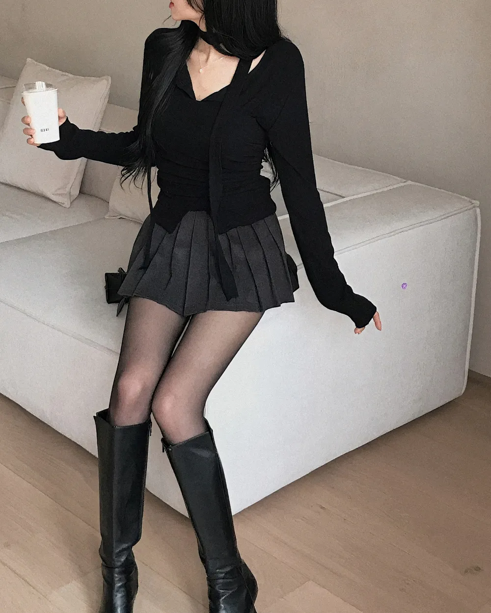 재킷 모델 착용 이미지-S1L96