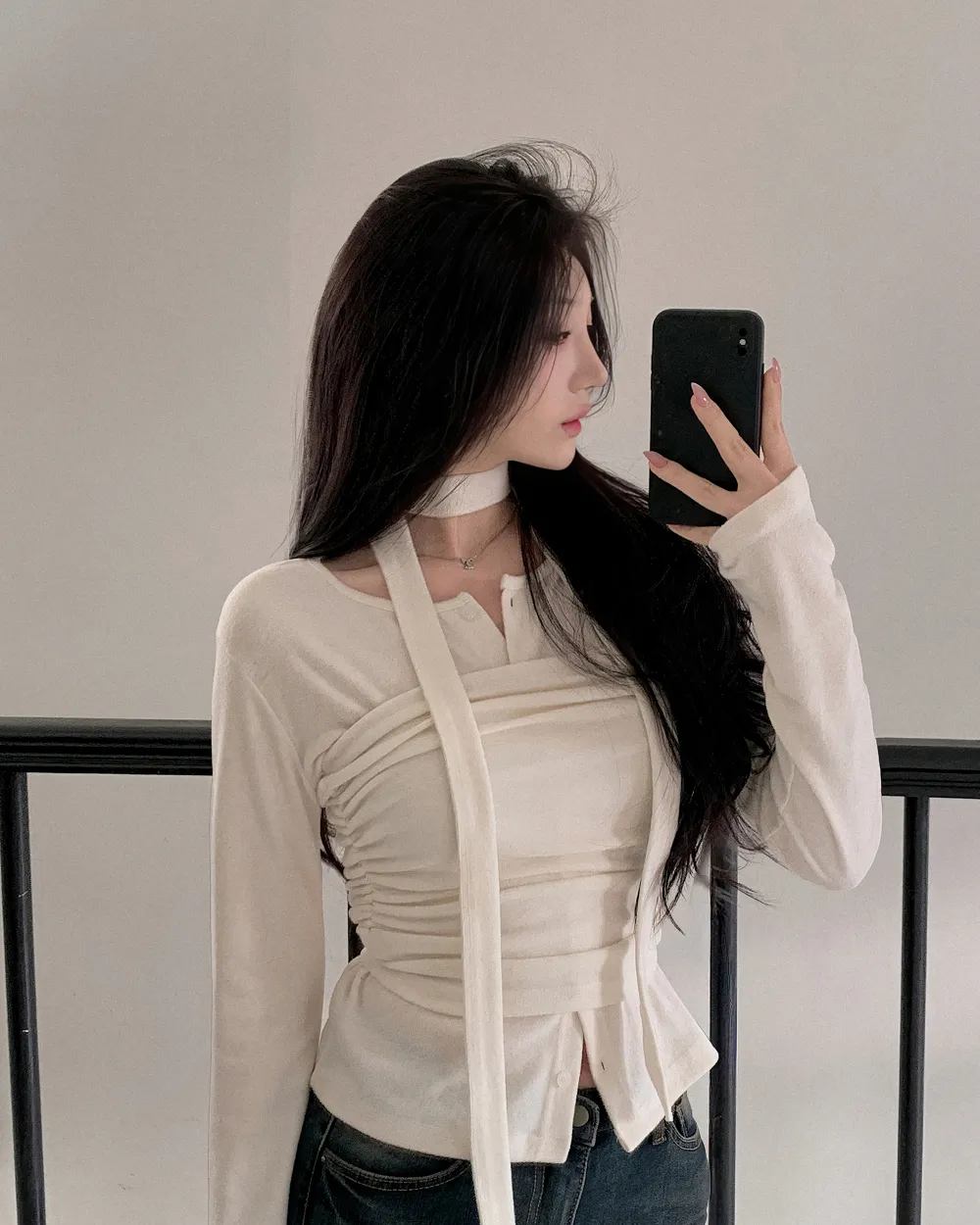 재킷 모델 착용 이미지-S1L57