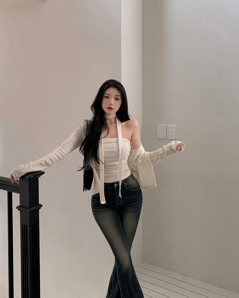 재킷 모델 착용 이미지-S1L44