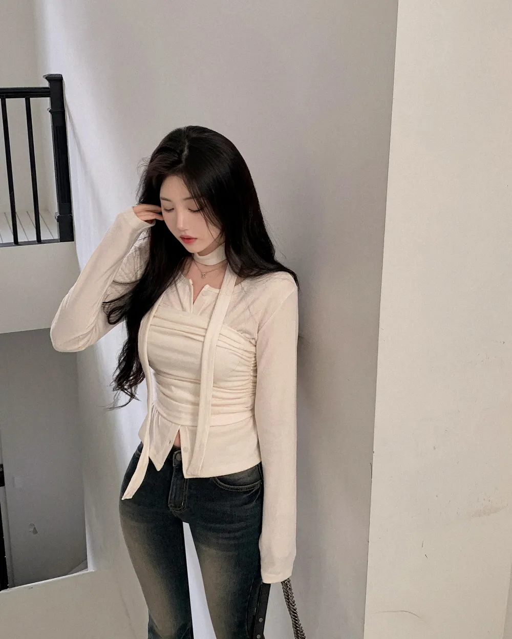 재킷 모델 착용 이미지-S1L85