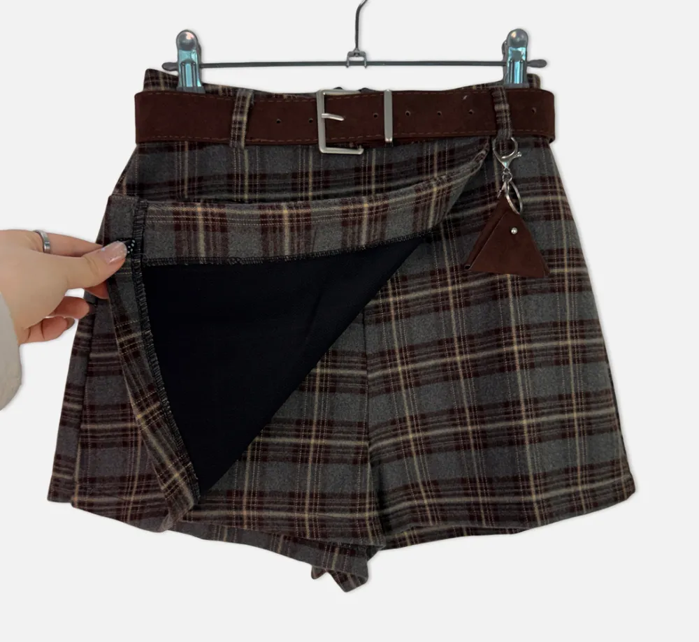 미니 스커트 차콜 색상 이미지-S2L10