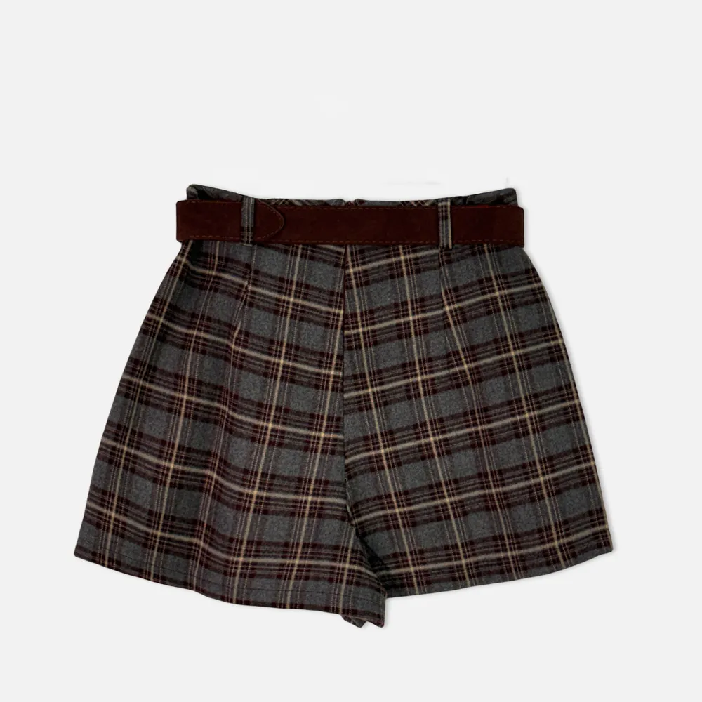 미니 스커트 초콜렛 색상 이미지-S2L3