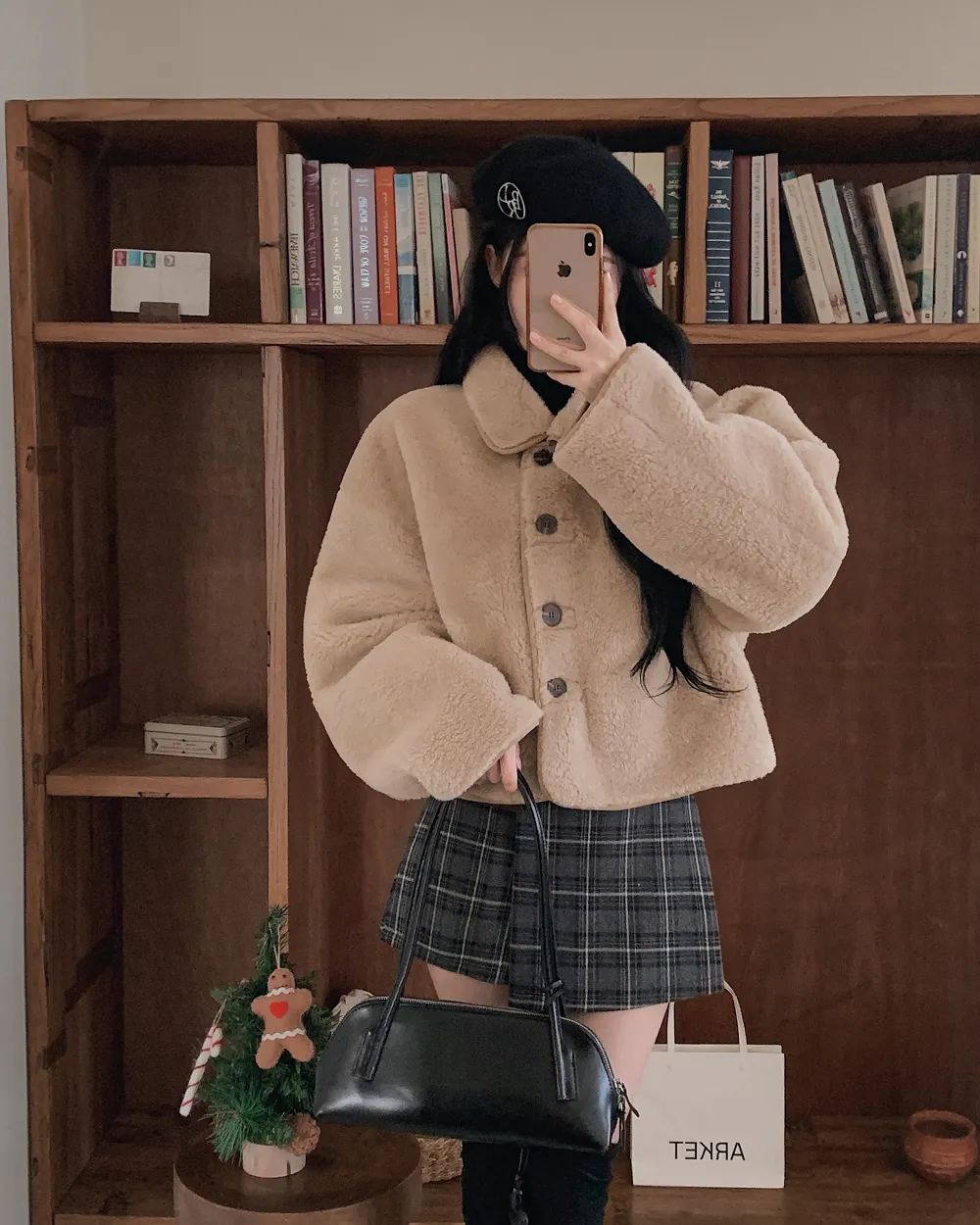 미니 스커트 모델 착용 이미지-S1L25