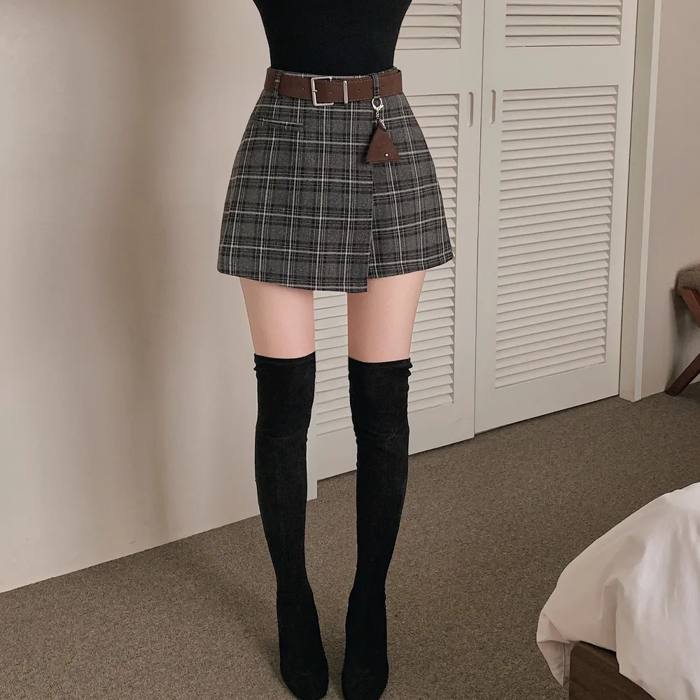 미니 스커트 모델 착용 이미지-S1L17