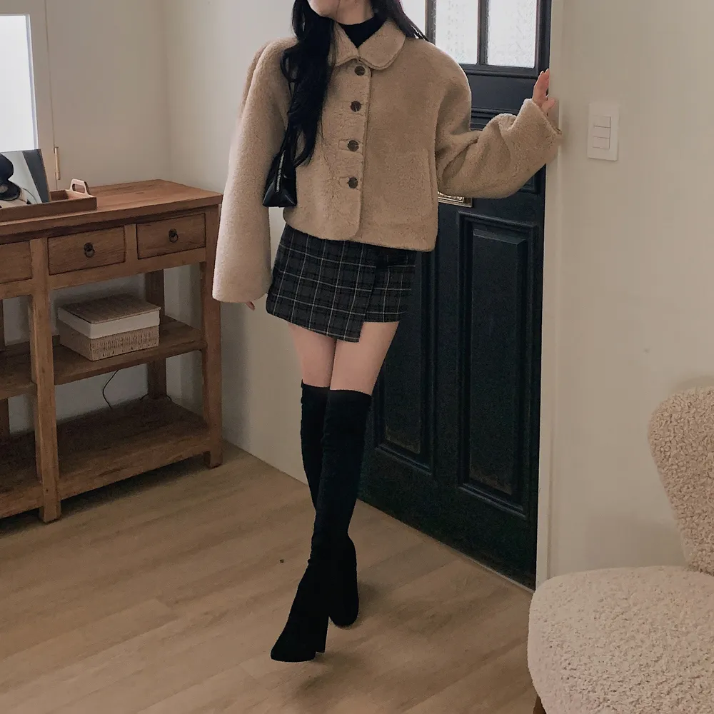 미니 스커트 모델 착용 이미지-S1L35