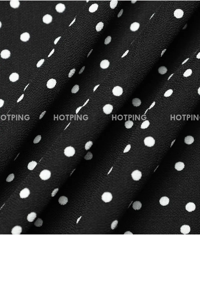 레블린_긴팔 도트롱원피스