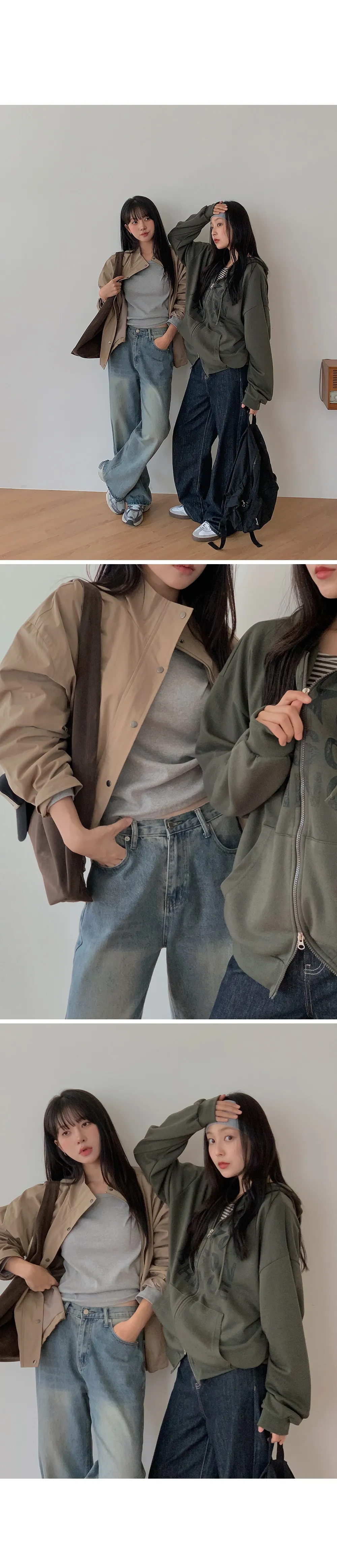 이지골지_유넥 골지 긴팔티셔츠