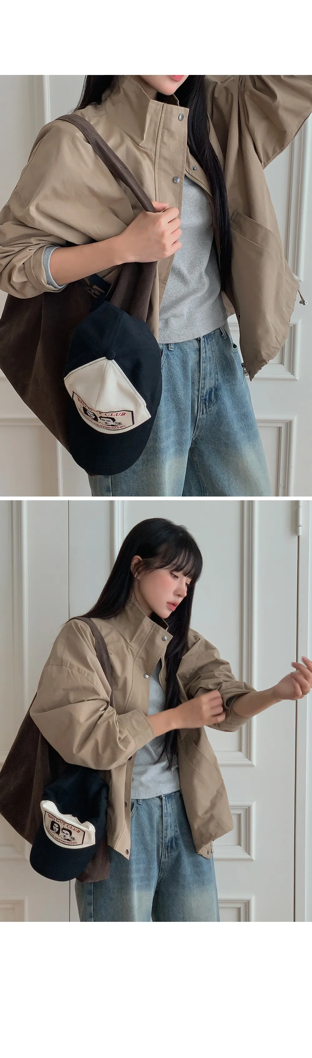 이지골지_유넥 골지 긴팔티셔츠