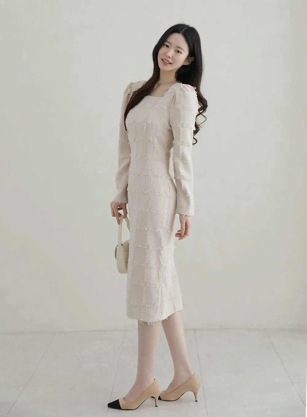 원피스의 완벽한 측면 라인