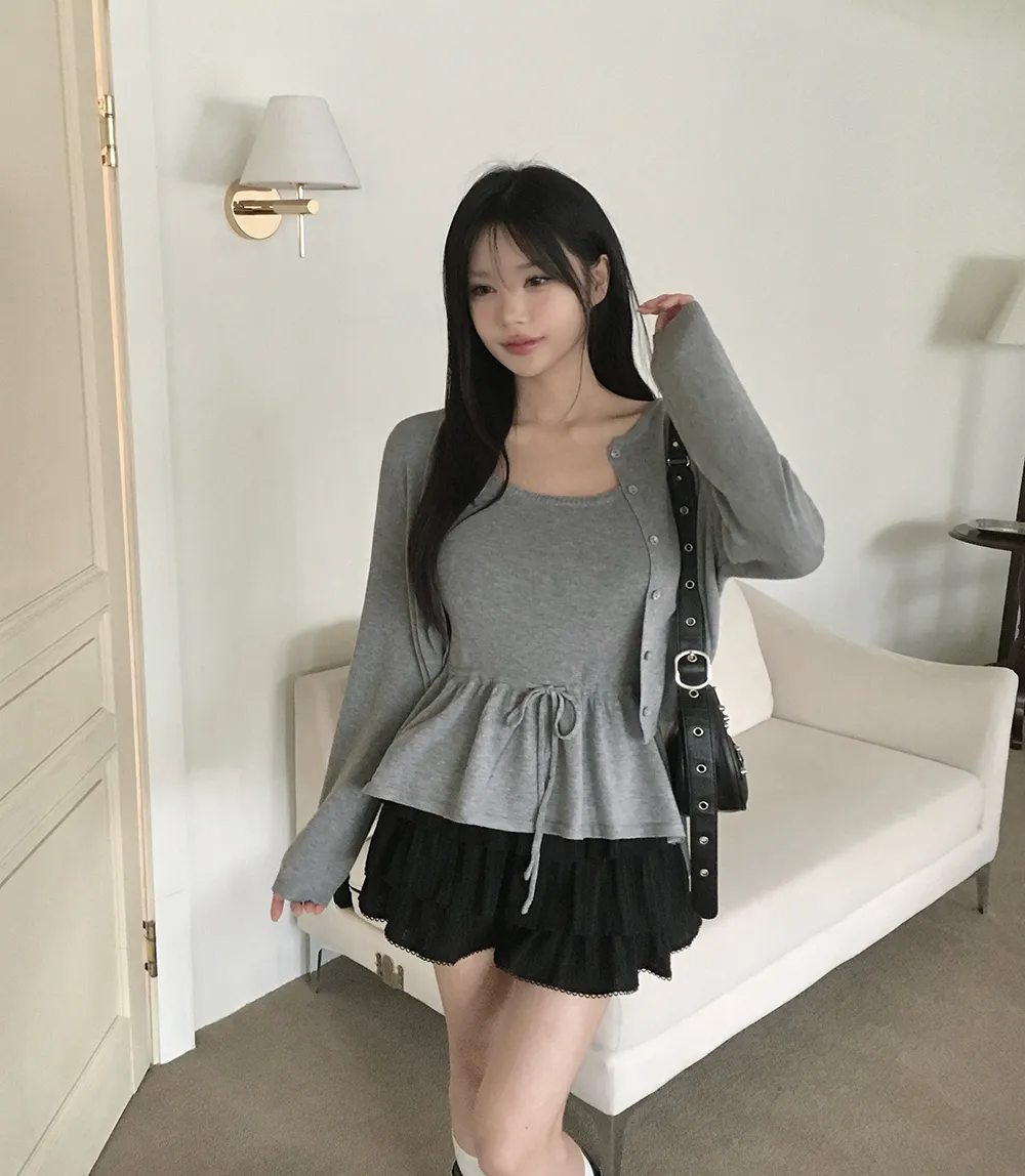 긴팔 티셔츠 모델 착용 이미지-S2L42