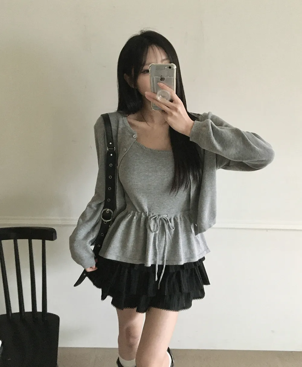 긴팔 티셔츠 모델 착용 이미지-S2L44