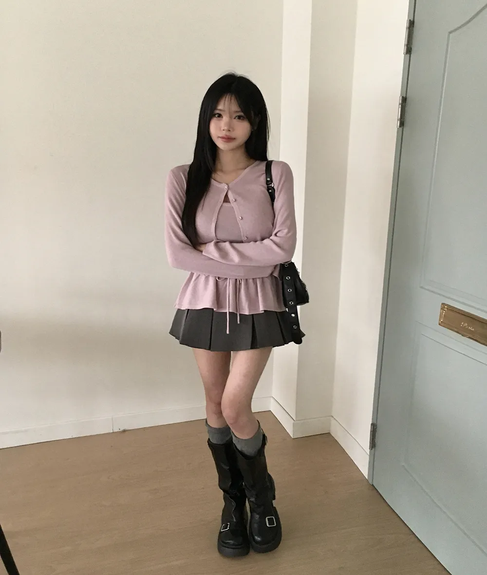 긴팔 티셔츠 모델 착용 이미지-S2L21