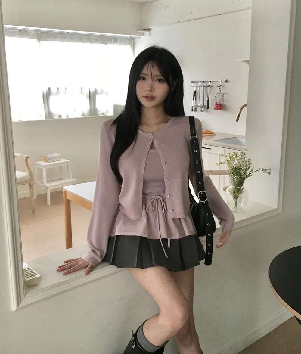 긴팔 티셔츠 모델 착용 이미지-S2L22