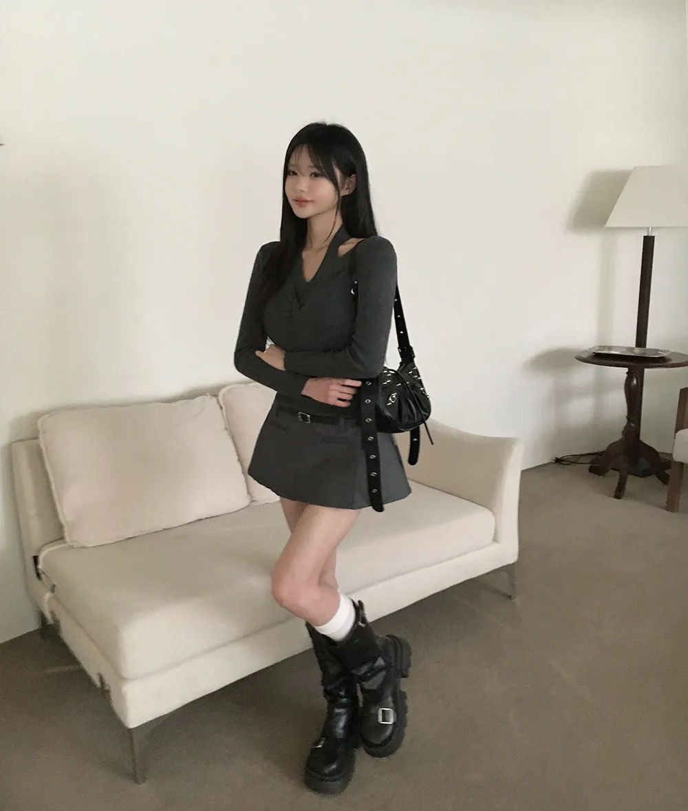 반바지 모델 착용 이미지-S4L43