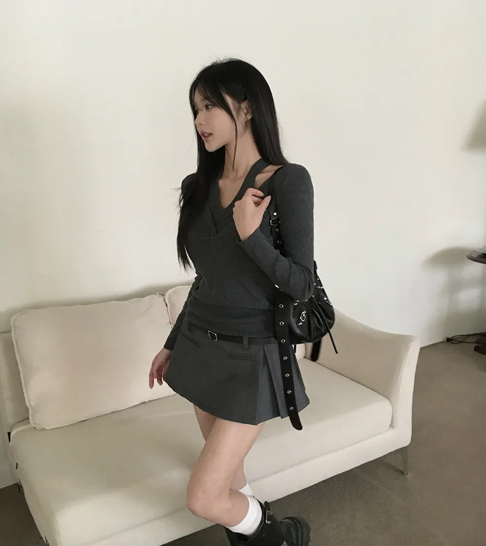 반바지 모델 착용 이미지-S4L44