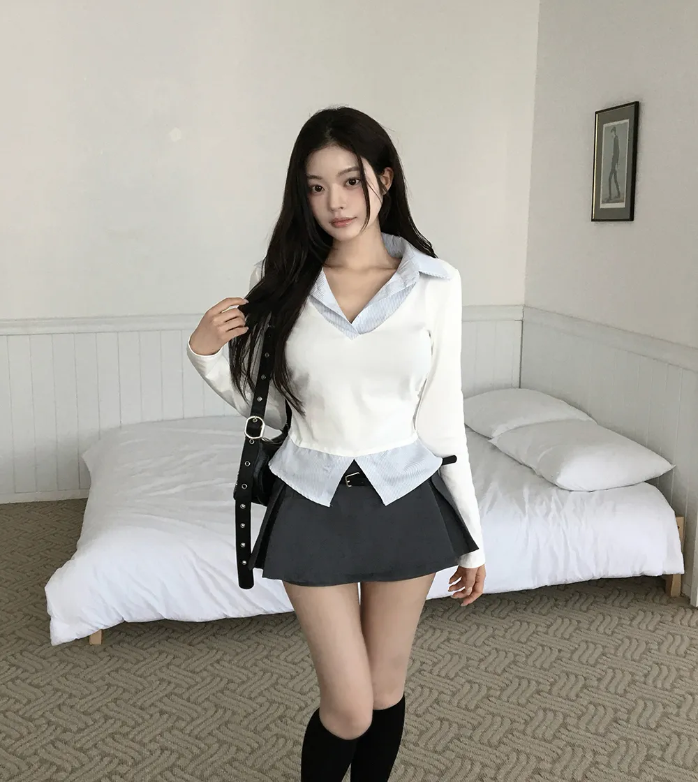 반바지 모델 착용 이미지-S4L32