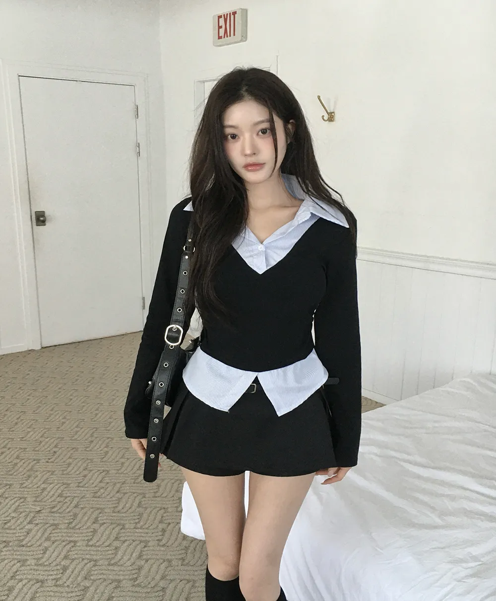 반바지 모델 착용 이미지-S4L52