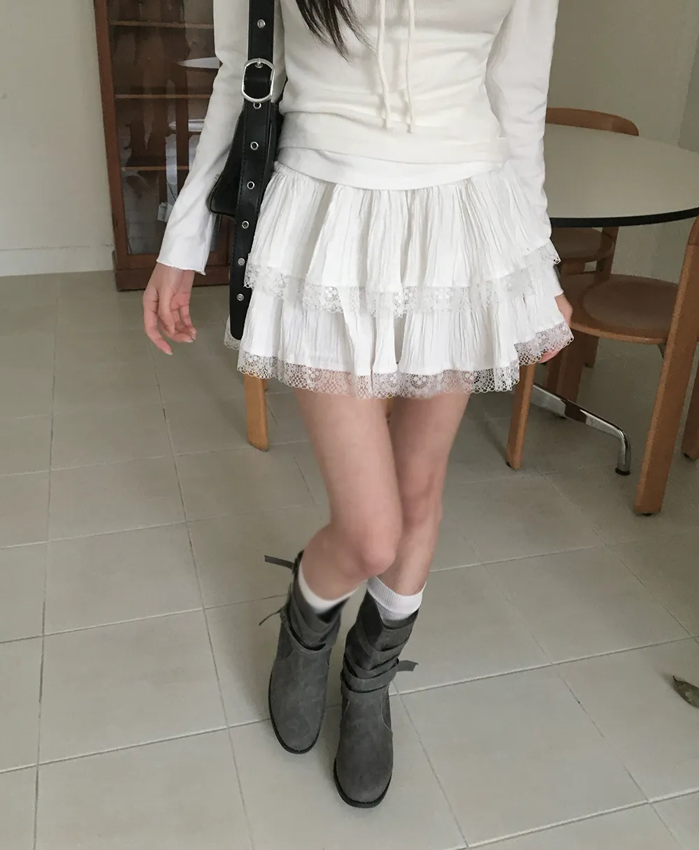 미니 스커트 모델 착용 이미지-S3L27