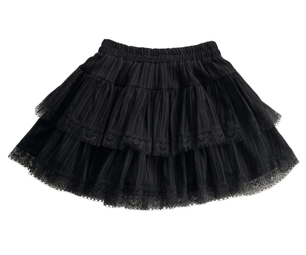 미니 스커트 차콜 색상 이미지-S3L2