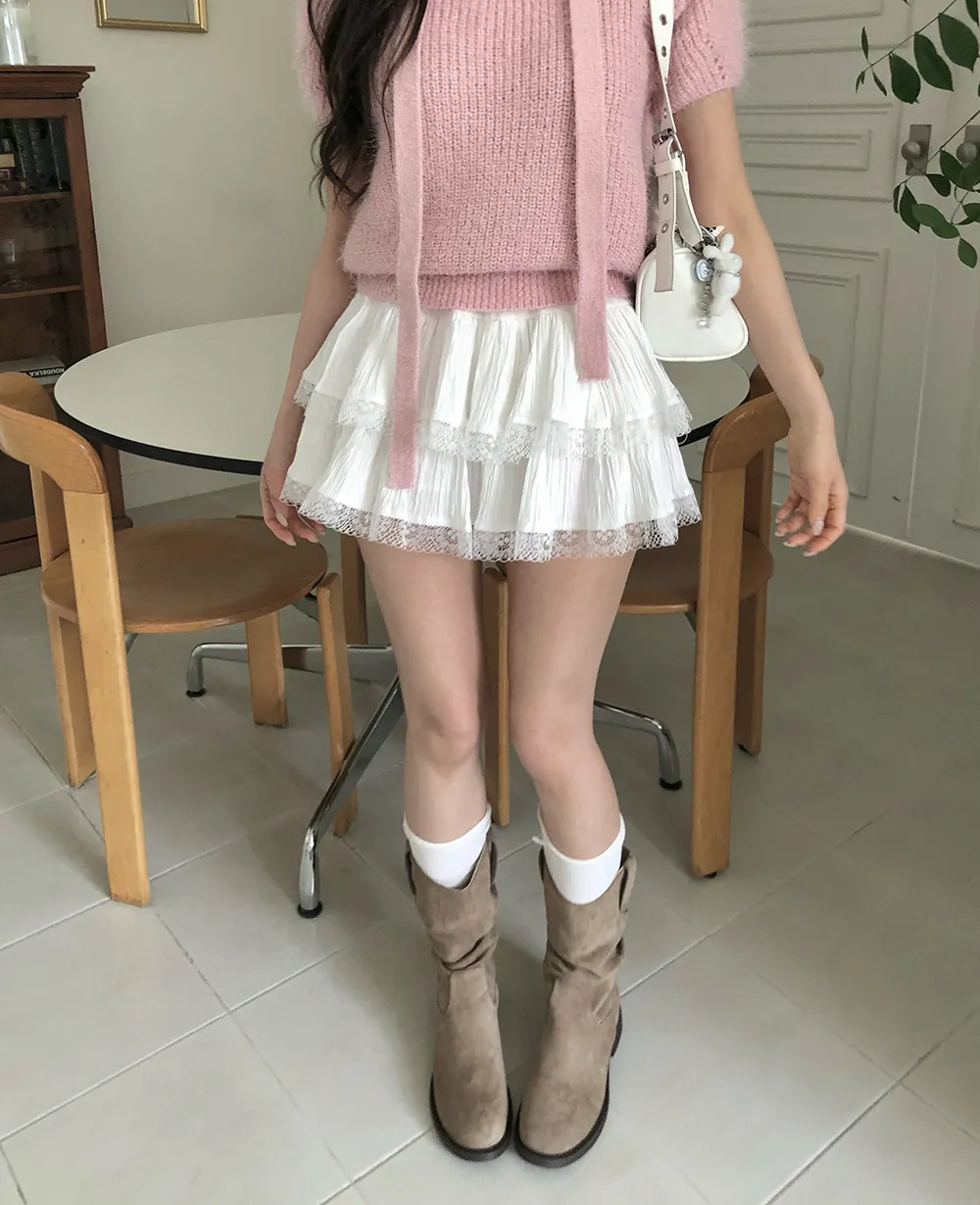 미니 스커트 모델 착용 이미지-S3L8