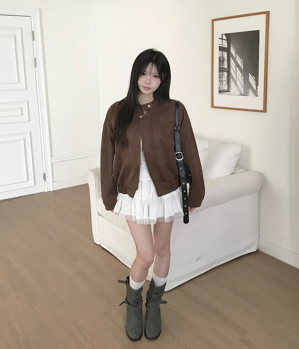 미니 스커트 모델 착용 이미지-S3L33