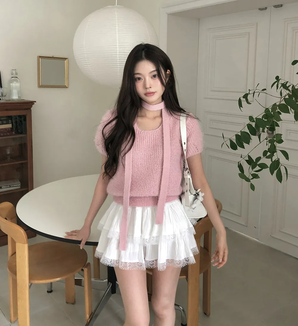 미니 스커트 모델 착용 이미지-S3L12