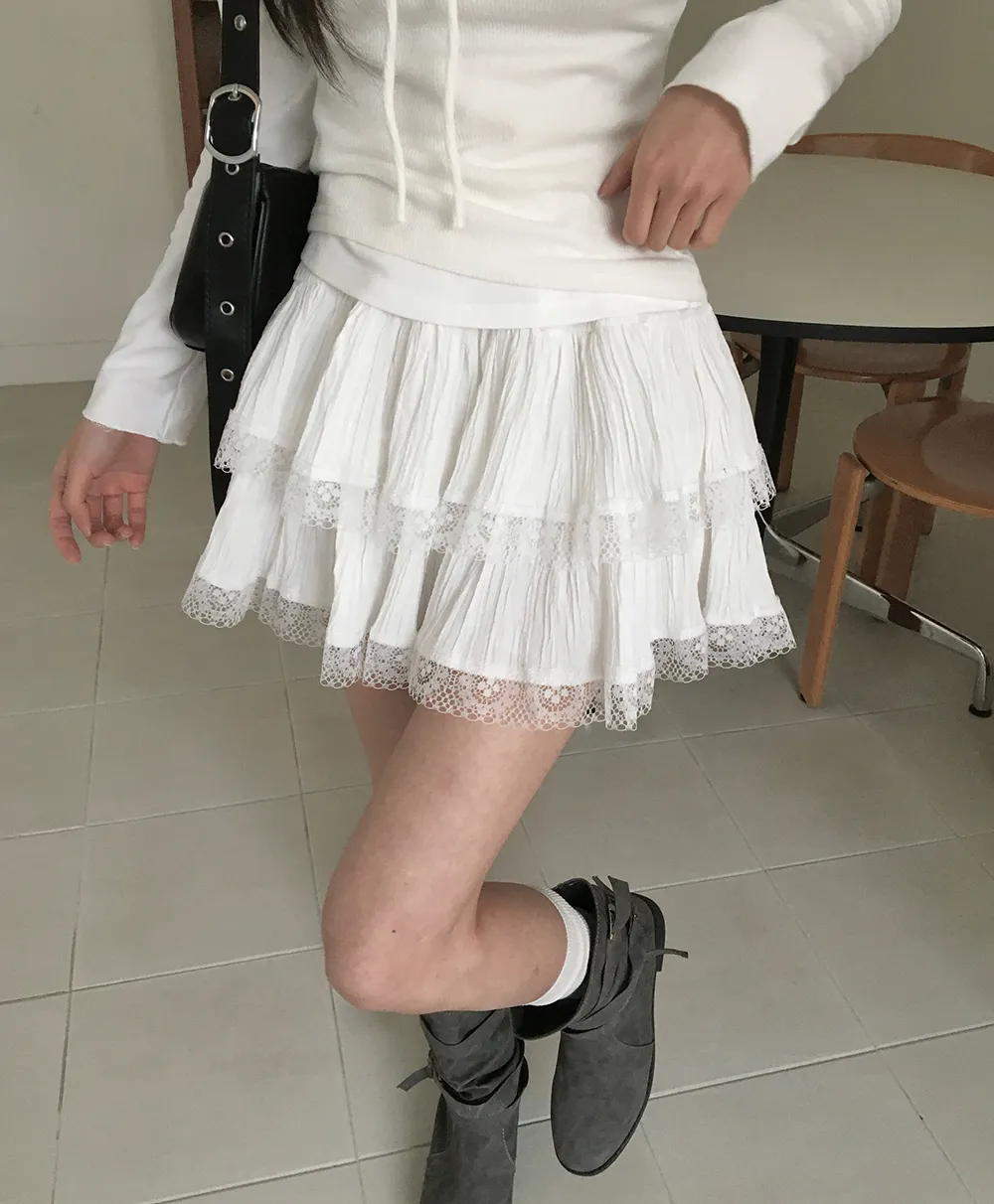 미니 스커트 모델 착용 이미지-S3L25