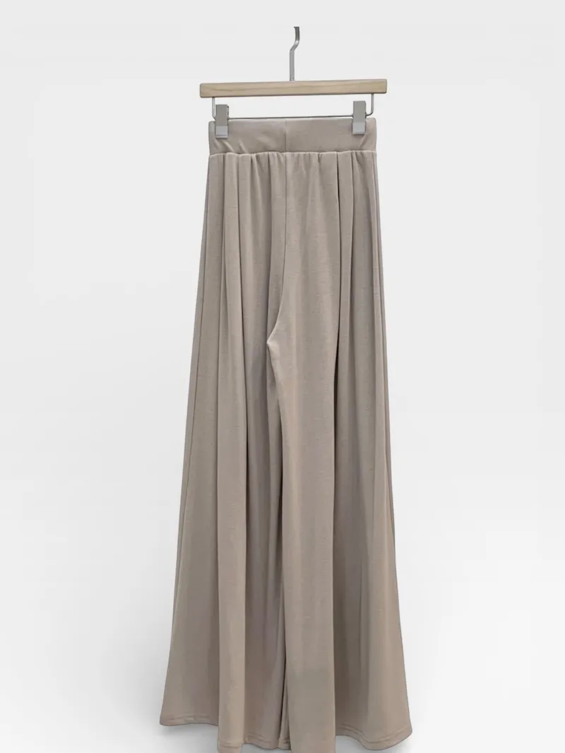 롱 스커트 오트밀 색상 이미지-S1L94