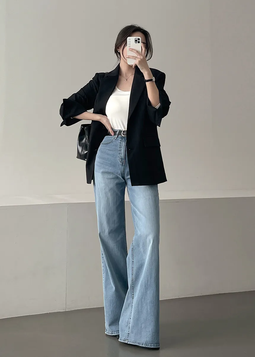 블레이저 모델 착용 이미지-S1L40