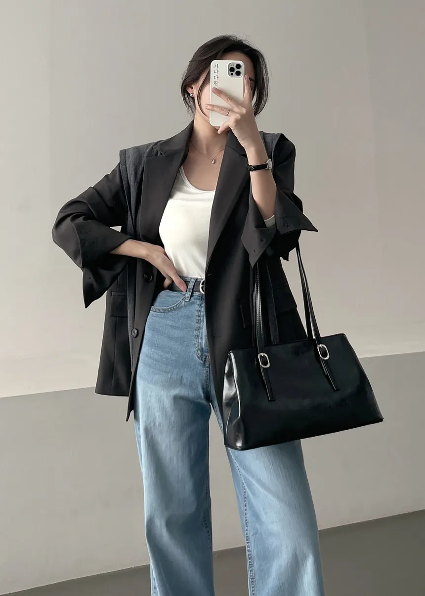 블레이저 모델 착용 이미지-S1L25